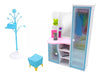 Gloria The Dressing Room Doll Furniture Set Dressing Table Coat Rack And Accessories ELG 2809 1