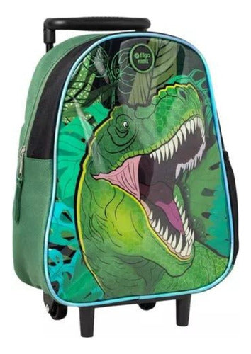 Filgo Dinosaur School Backpack with Trolley 0