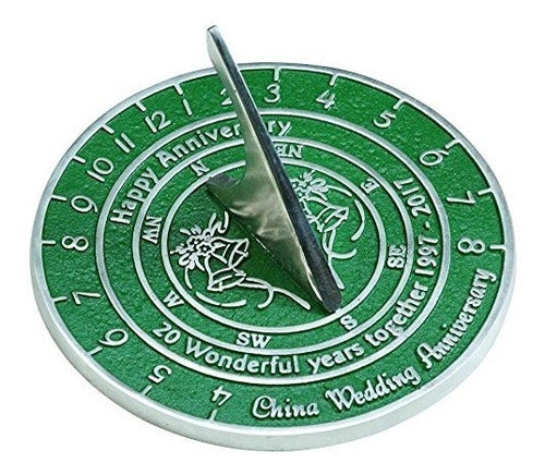 China Aniversario Sundial Regalo Hecho A Mano En Inglaterra 0