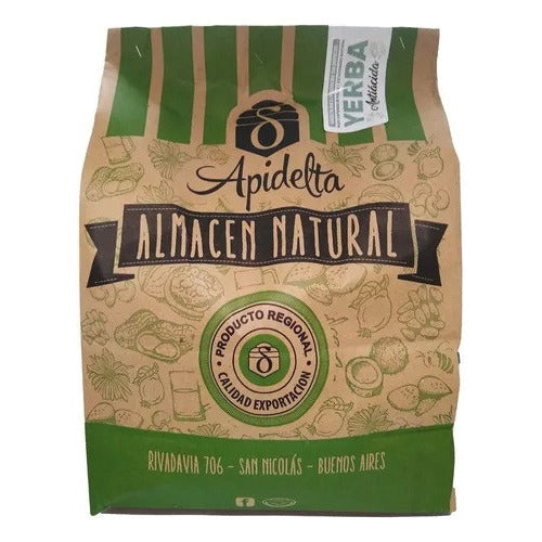 Yerba Apidelta 1kg Agroecologica Antiacida Baja En Polvo X3 0