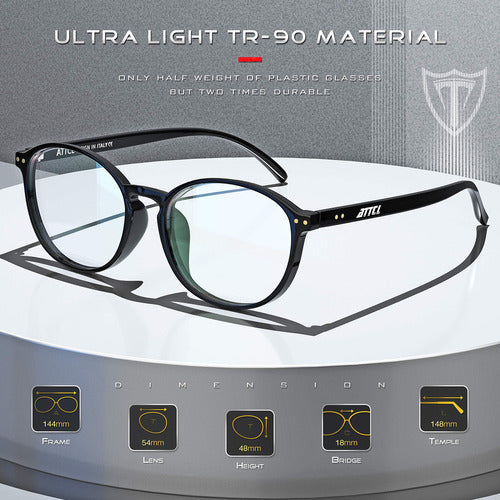 Attcl - Blue Light Blocking Glasses for Computer Use 2