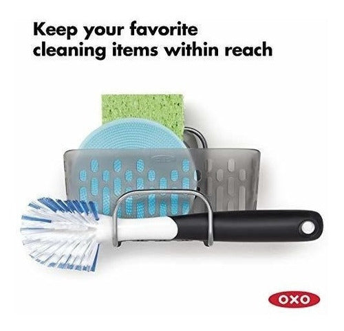 OXO Good Grips Stronghold Suction Sinkware Organizer - Gray, One Size 2