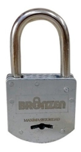 Bronzen Double Paddle Key Lock 55 Mm 1