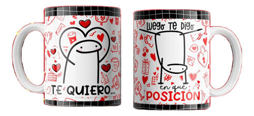 Pim Pum Pam Te Quiero Luego Te Digo En Que Flork Love and Humor Mug 0