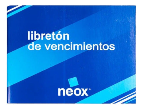 Neox Libreton De Vencimientos 24hojas Serviciopapelero 0