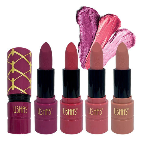 Labial Lápiz Labial Matte Display X 24 Labiales Ushas 2