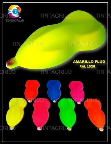 Fluorescent Yellow Two-coat Aerosol 300 Ml Ultra Fast Drying 4