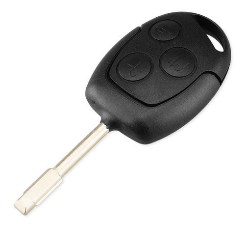 Car Key Shell + 3 Button Tibbet Blade 0