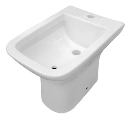 Bidet 1 or 3 Hole Prunus Arista White Porcelain 0