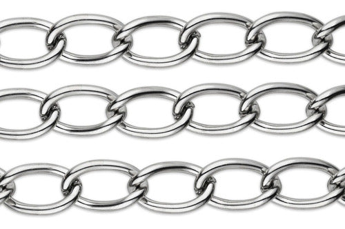 Kaizen Bijoux 10m Long Gourmet Chain 1.9mm Nickel Plated 0