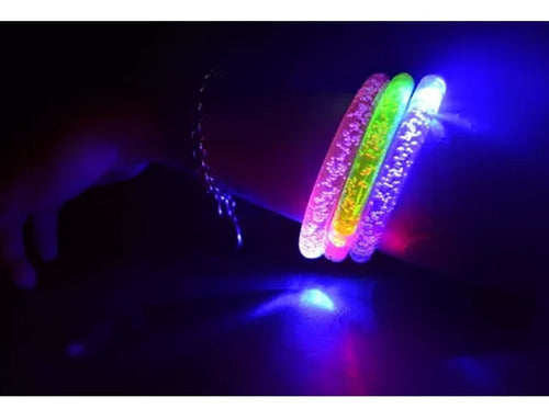 LED Round Luminous Bracelet with Colorful Lights for Parties and Events X24 1