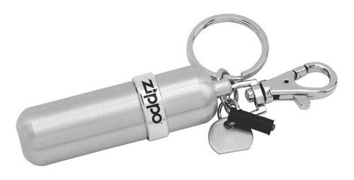 Zippo Portable Aluminum Fluid Canister Keychain with Swivel Clip 1