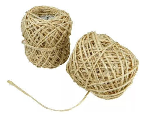 Natural Sisal Twine 30m Ball Pack of 10 0