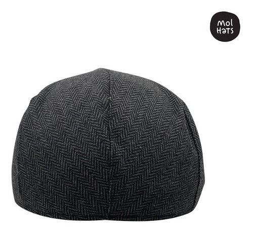 Italian Style Ivy Beret in Tailored Wool Blend Fabric by Mol Hats 15
