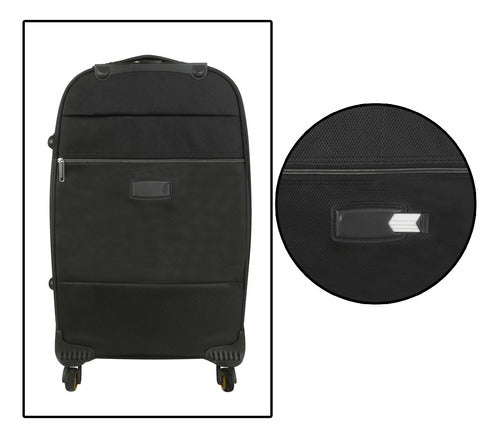 Gremond Cannes Semi-Rigid 28 Inch Large Black Suitcase 2