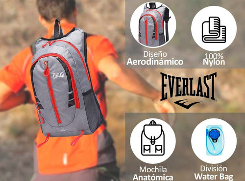 Everlast Lightweight Waterproof Backpack for Biking, Running, and Trekking 5