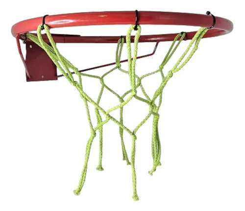 CHICES Aro De Basquet Nro 5 De Metal Con Red Juego Basket 38cm 0