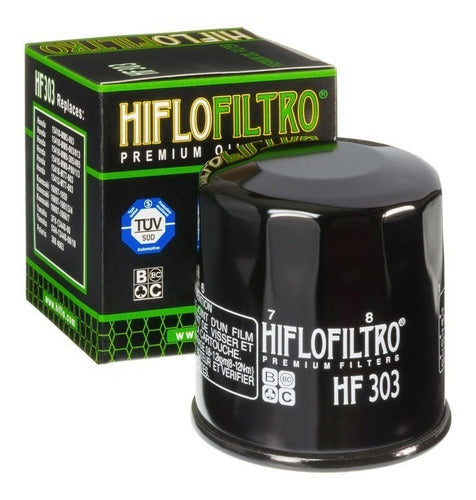 Filtro De Aceite Kawasaki Z 400 Hiflo Hf303 Ryd 0