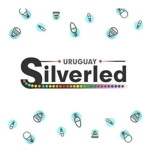 Silverled Sirena Efectos Fiestas Bailes Barras A Pila Luces Led 4