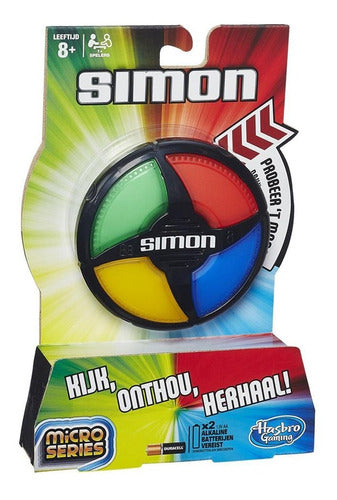 Juego Hasbro Simon Micro Juego De Memoria Febo 0