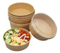 Bowl Bamboo Kraft 1000cc Ensaladera Envase Descartable Pote 3