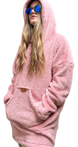 Oversize Lamb Fleece Unisex Hoodie Pajama 0