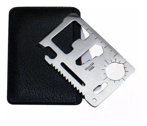 Survival Steel 11-Function Card With Case 1