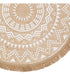 Okko Set of 6 Individual Place Mats with Fringe - 38cm Jute 1