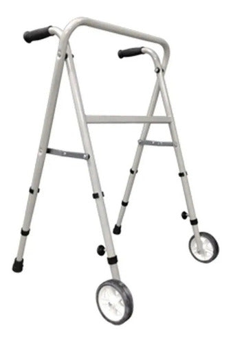 Ortopedia Walsh Folding Height Adjustable Walker with Wheels 2