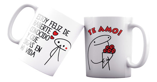 C-DIGITALART Taza San Valentin Amor Flork Pareja 0