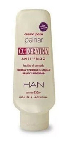 Han Crema Para Peinar Con Keratina Apto Metodo Curly X 220cc 2