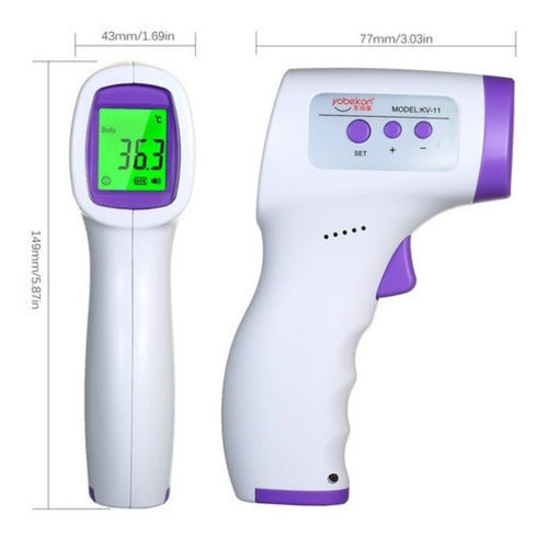 Montoya Importadora Digital Infrared Laser Thermometer for Humans 5