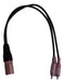 Cable De Audio Canon Xlr Macho A 2 Rca Macho 30 Cm Reforzado 1