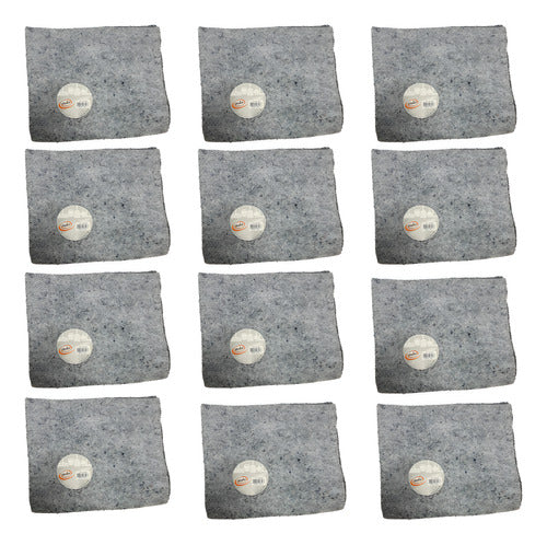 Make Grey Economical Cotton Floor Cloths Pack of 12 0