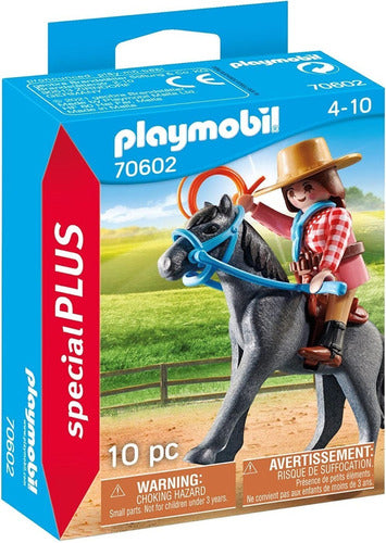 Playmobil Special Plus 70602 Woman Western Rider with Horse 0