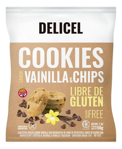 Delicel Vanilla and Chocolate Chip Cookies 150g 0