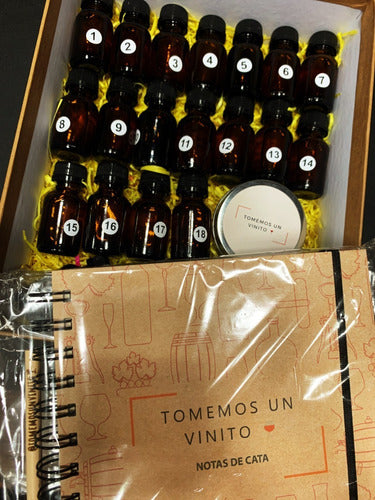 Kit De Aromas Del Vino (22 Aromas) Y Diario De Cata + Lápiz 0