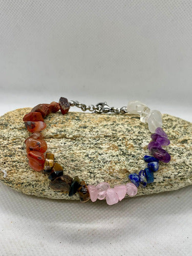 Gemas.Piedras 7 Chakras Bracelet, Natural Energetic Stones 1