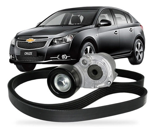 GATES Poly V Belt Kit for Chevrolet Cruze Tracker Sonic 1.8 2011 0