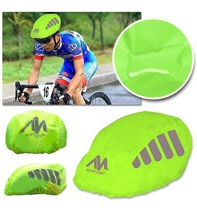 Premium Waterproof Motorcycle Bicycle Helmet Rain Cover 1