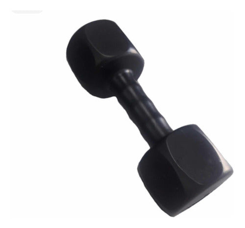 Neimai Sports Hexagonal Plastic Dumbbells, Pair of 1kg, Fitness, Box 2