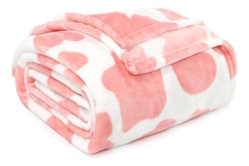 Lightweight Soft Pink Fleece Blanket 0