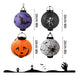 Manzana Cotillon Lampara Redonda De Papel Esfera Cm Halloween Negro 2