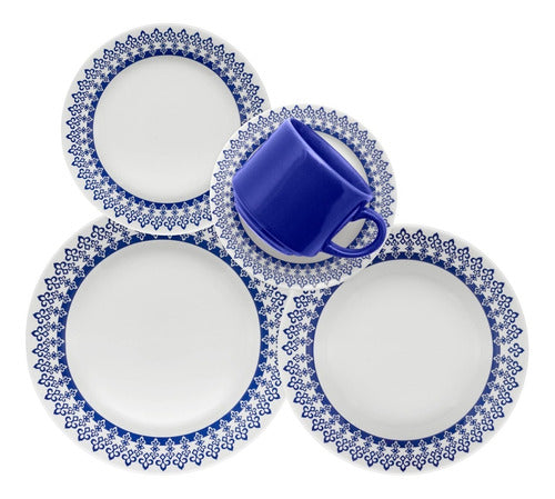 Oxford Grecia Ceramic Dinnerware Set X20 0