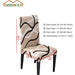 Hzdhclh - Pack of 4 Dining Chair Covers, Stretchable and Removable 4