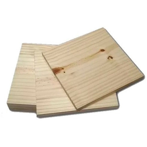 Maderera y Ferreteria Viviendas Avellaneda Taekwondo Pack of 4 Wooden Boards 1 Inch Thick x 30 x 30 cm 1