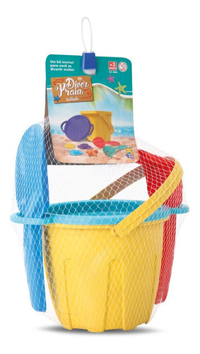 Citykids Beach Play Set with Bucket and Accessories - Ik 0 1