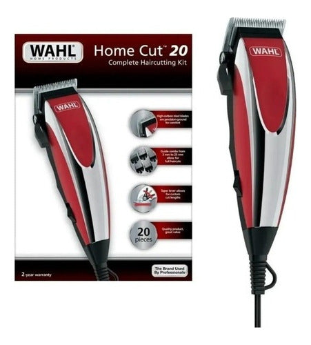 Wahl Home Cut 20 Pcs Hair Cutting Kit + Duga Trimmer + Belprof Shaver 1