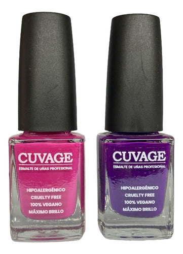 Cuvage Repair Base Kit + 2 Traditional Nail Polishes 1