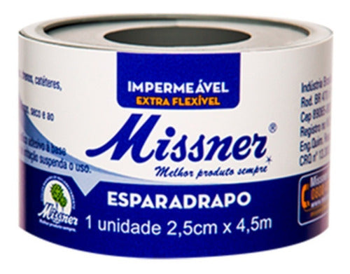 Esparadrapo Missner 2,5cm X 4,5m - 20 Unidades 0